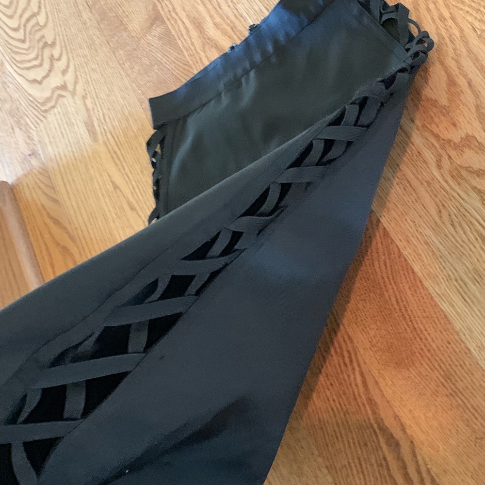 Black pin skirt